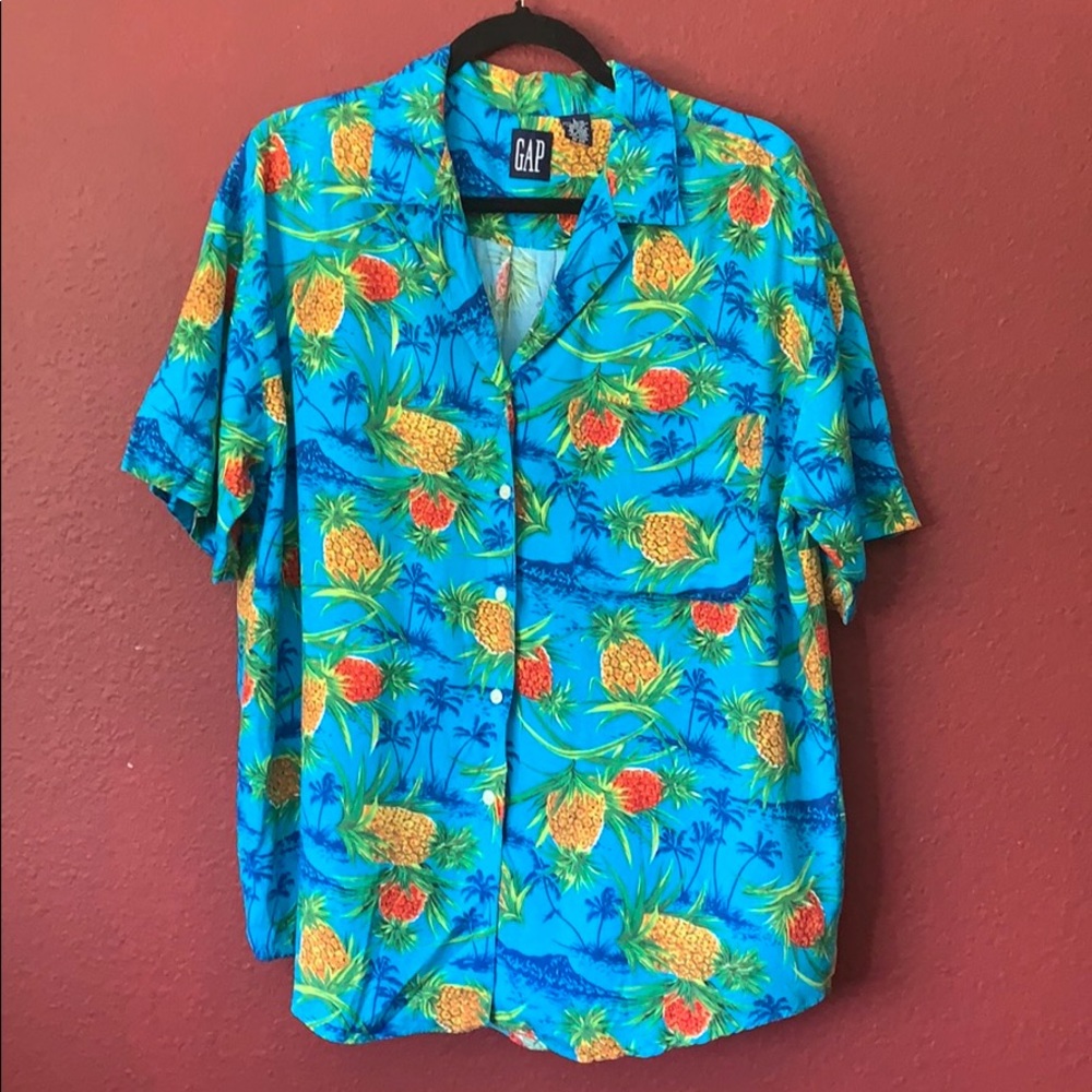 Vintage Gap 2 piece lounge set, Hawaiian print